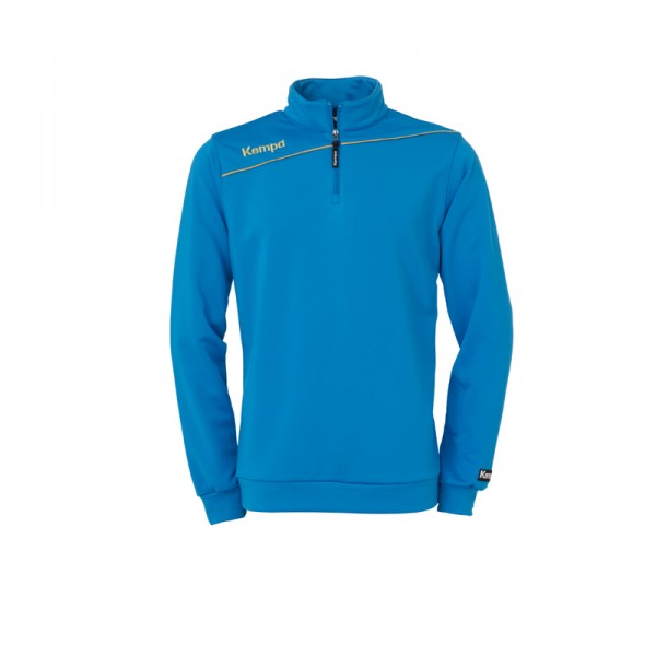 a Gold Quarterzip