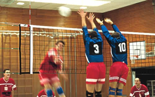 Tuniernetz Volleyball - DVV Prüfzeichen - Kevlar - 6 Spannschnüre