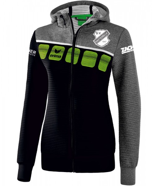 erima 5-C Trainingsjacke mit Kapuze Damen