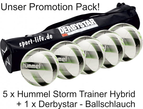 Hummel Storm Trainer 5er Pack + Ballschlauch