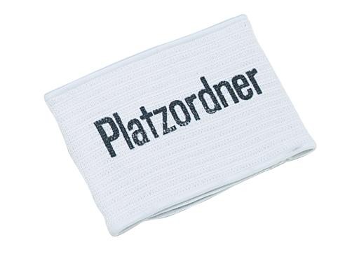 Platzordnerbinde weiß Stück