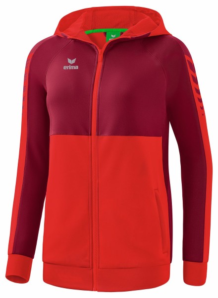 Six Wings Damen Trainingsjacke mit Kapuze