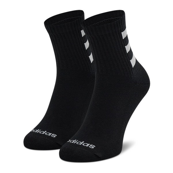 Half-Cushioned 3-Streifen Quarter Socken, 3 Paar