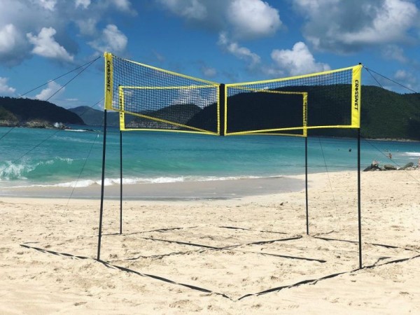 CROSSNET-Four Square Volleyball Net